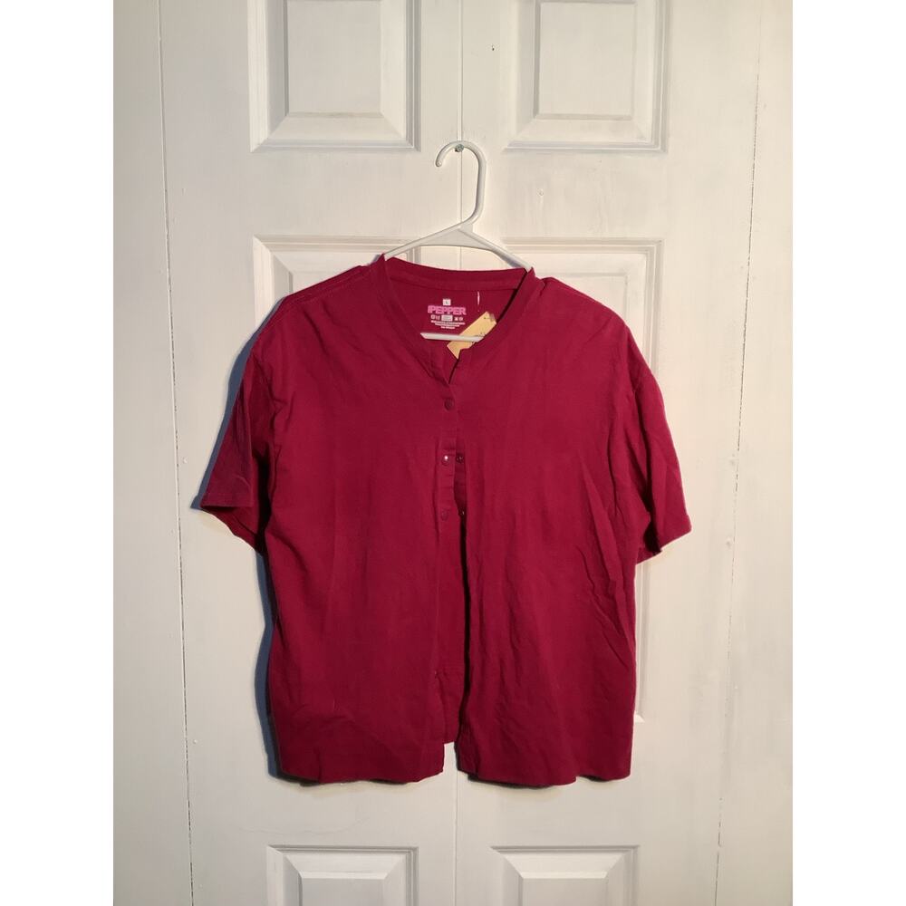 Pink Pepper Snap Button T-Shirt
